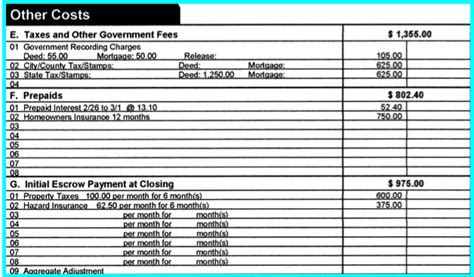 are preapid taxes a closing cost to the seller